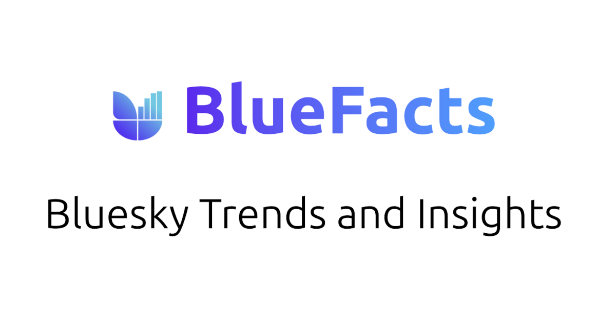 BlueFacts - Bluesky trends and insights media 1