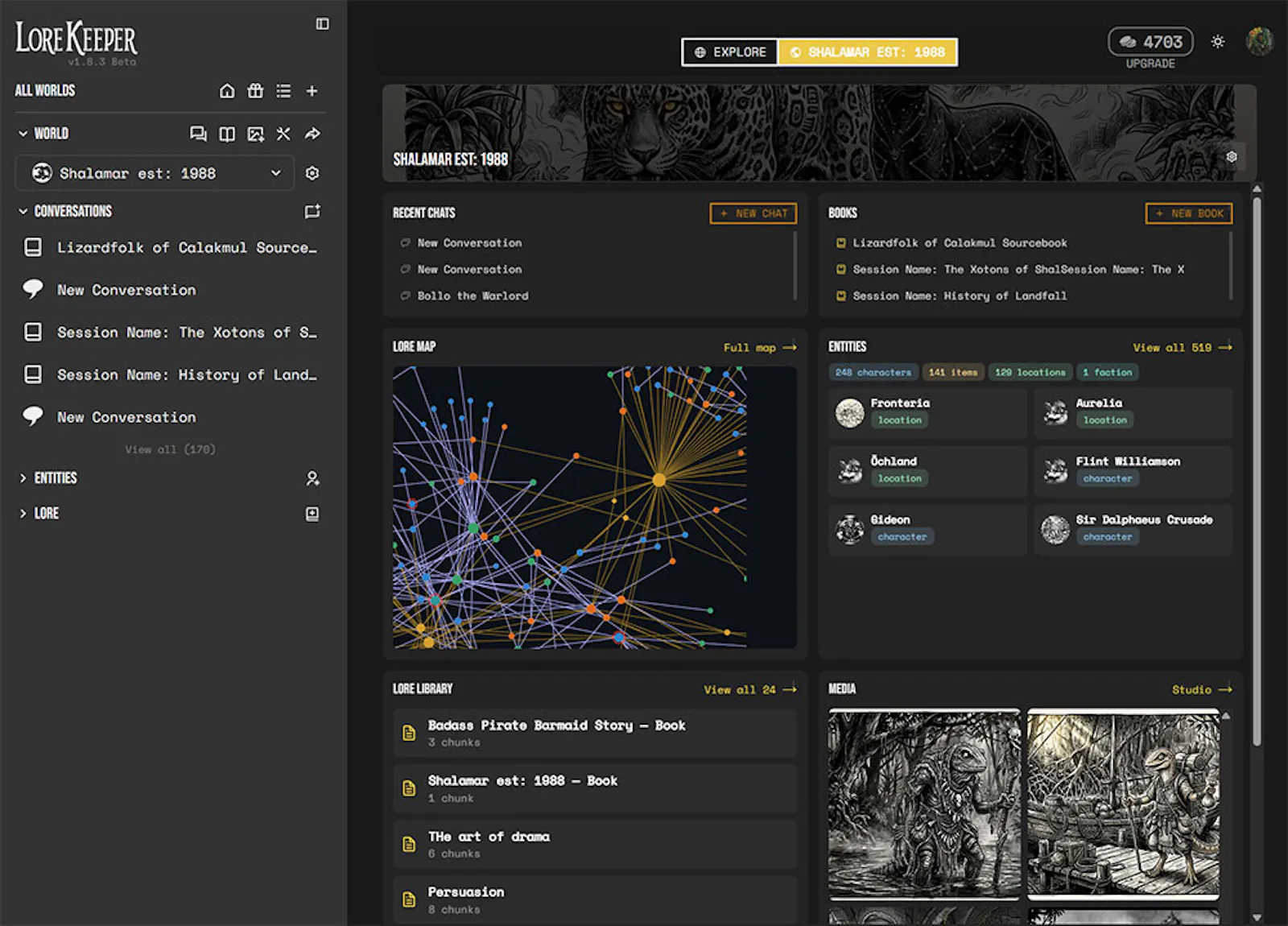 LoreKeeper RPG screenshot 1