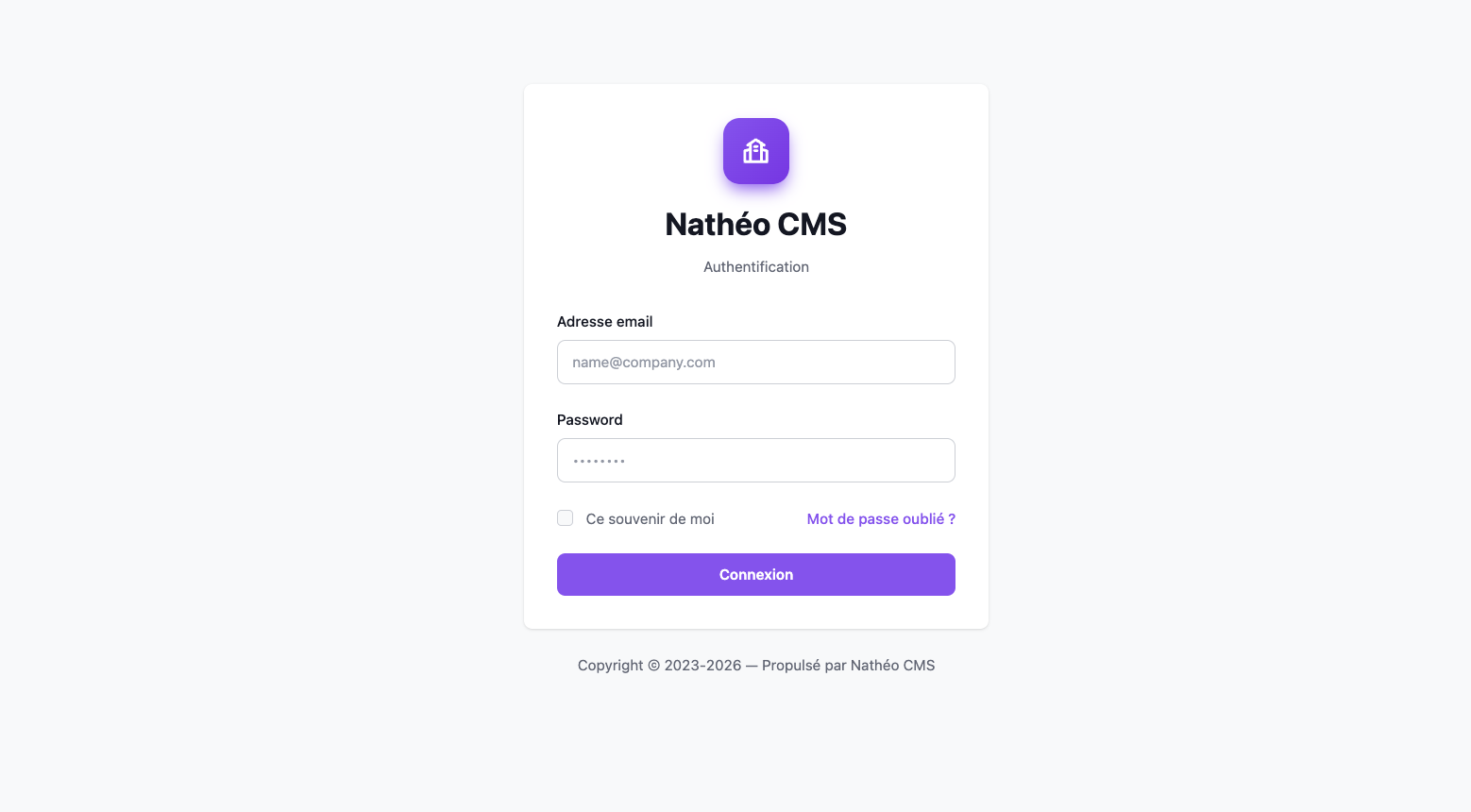 NatheoCMS - Screenshot 4 showing product features and functionality