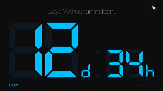 Days Without An Incident gallery image