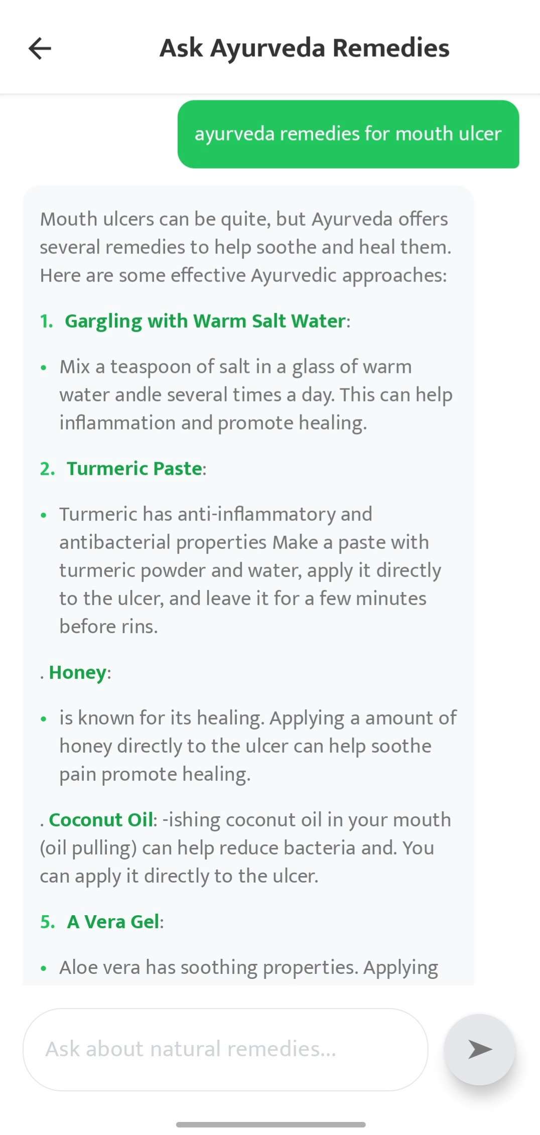 Ayurveda AI - Screenshot 3 showing product features and functionality