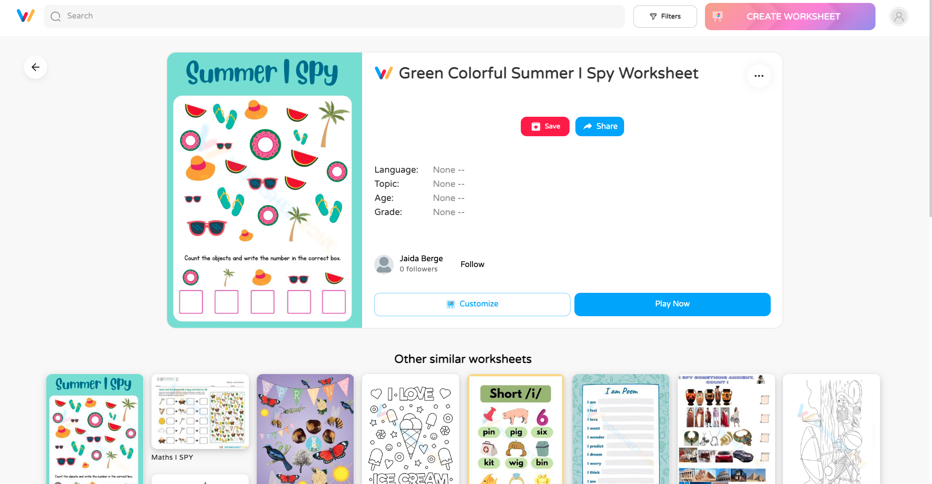 WorksheetZone - Free worksheet stores and worksheet maker media 2