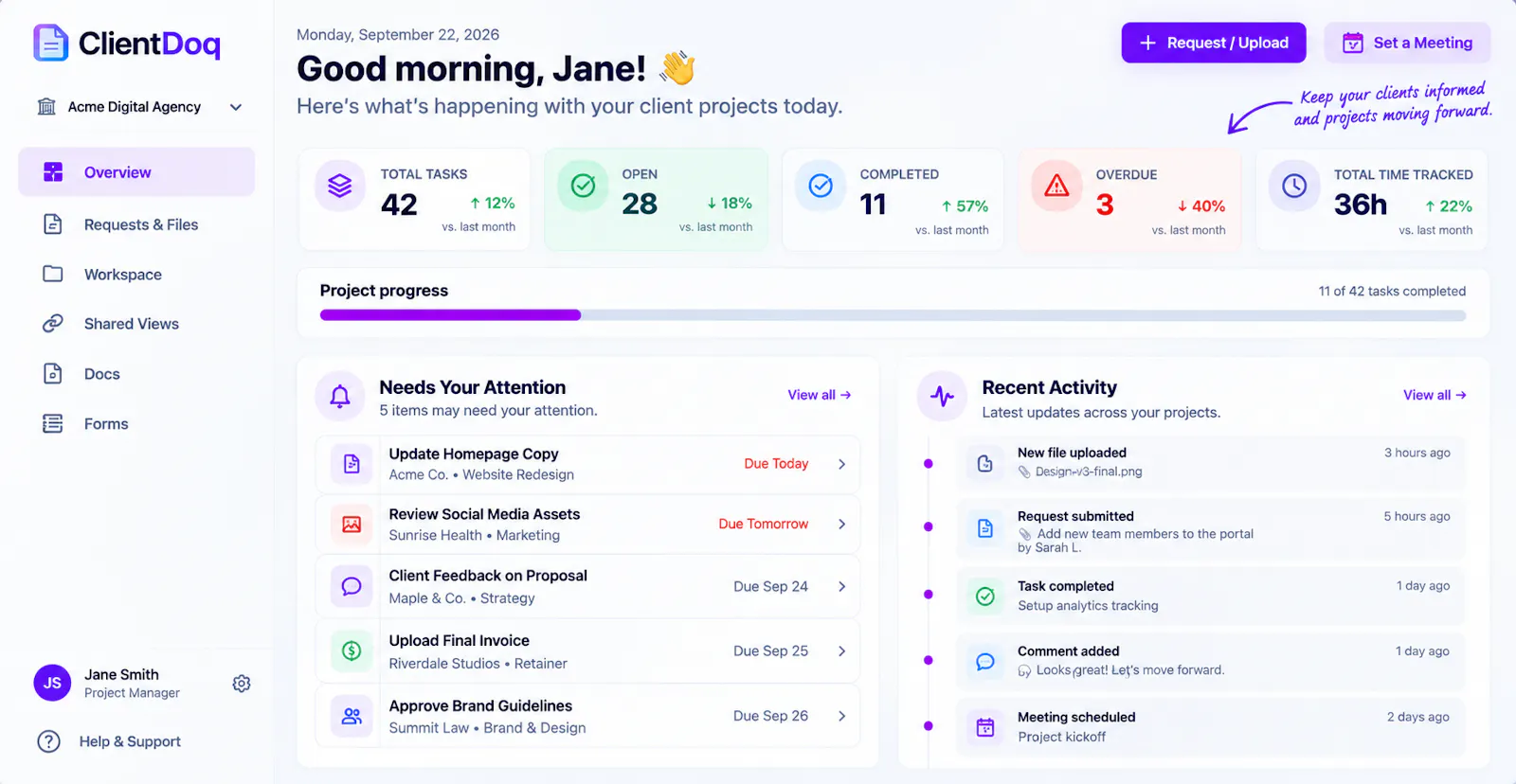 ClientDoq screenshot 2