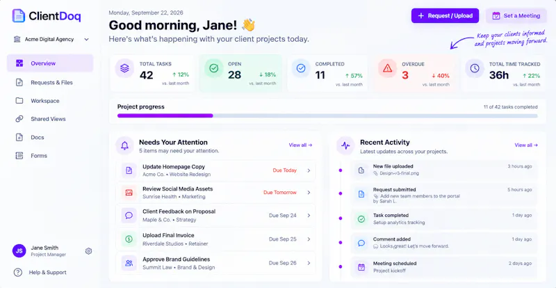 ClientDoq screenshot 2