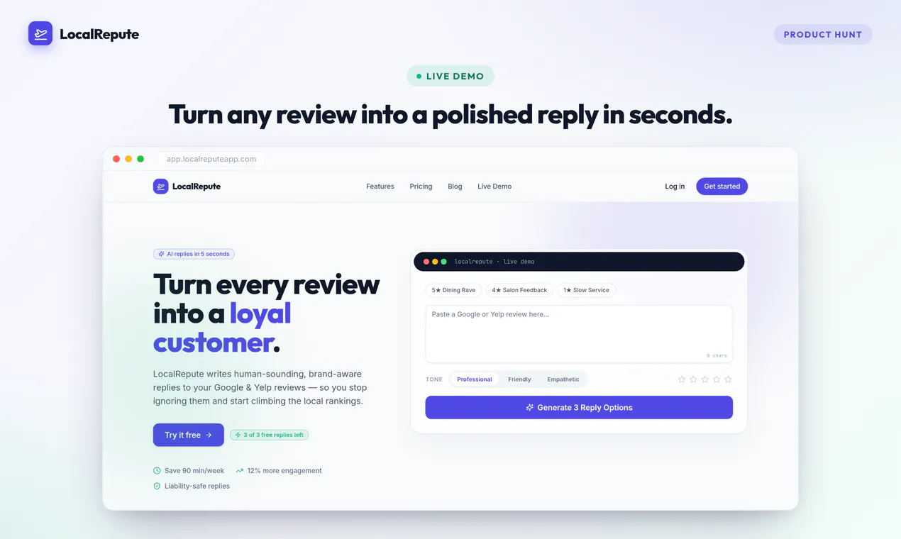LocalReputeapp gallery image