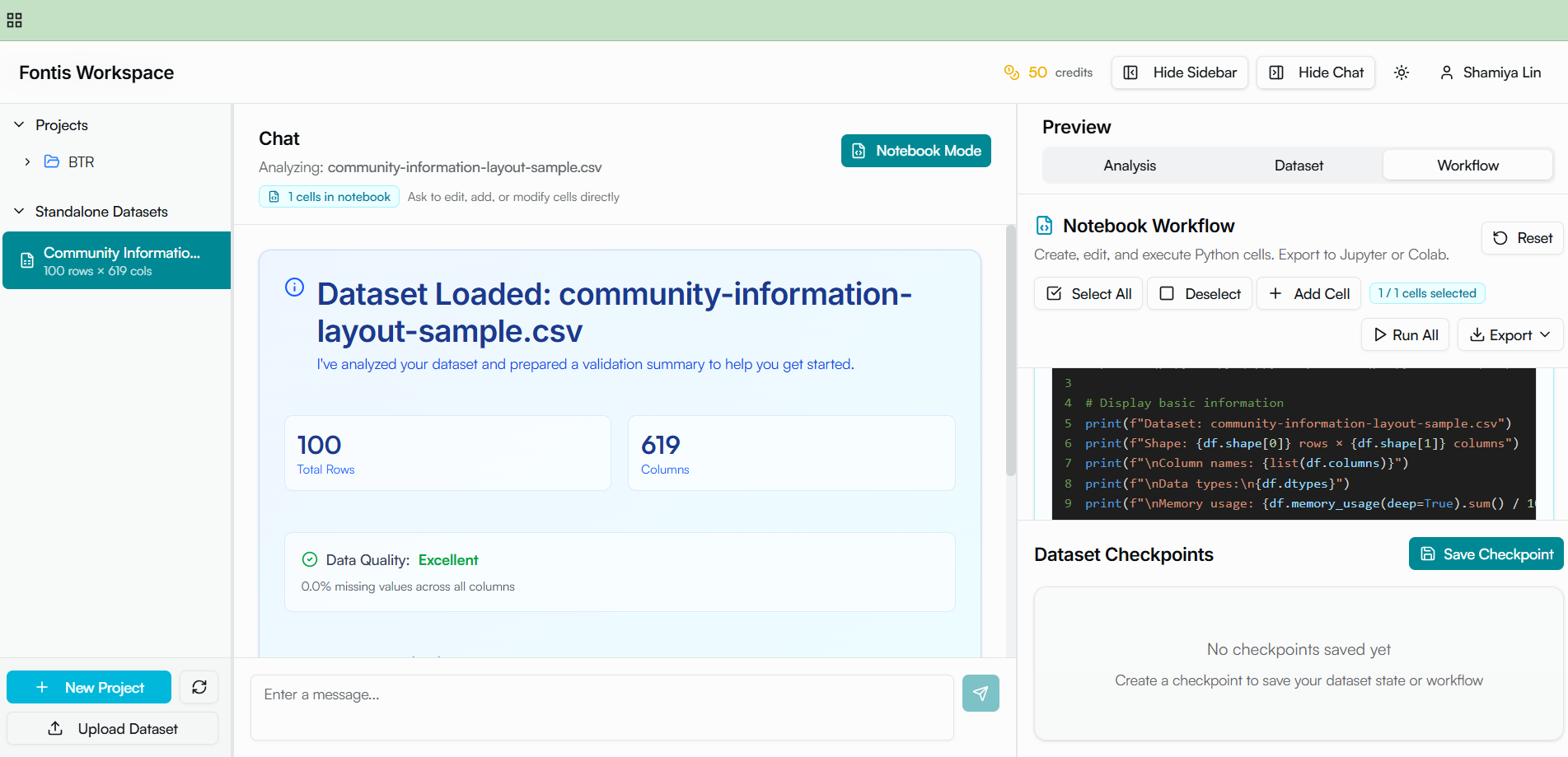 Fontis - Screenshot 2 showing product features and functionality