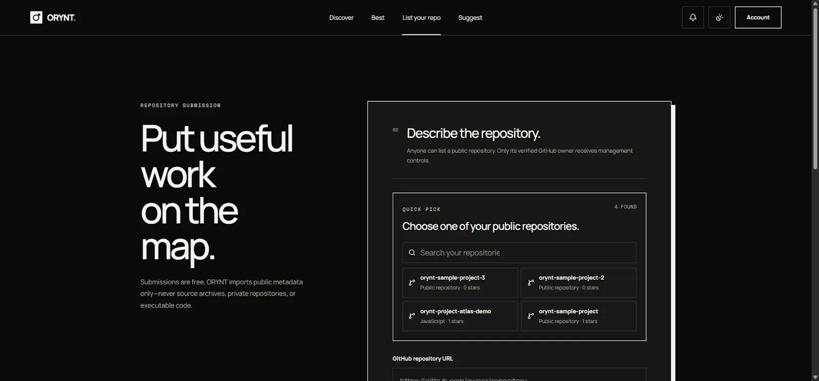 Orynt screenshot 2