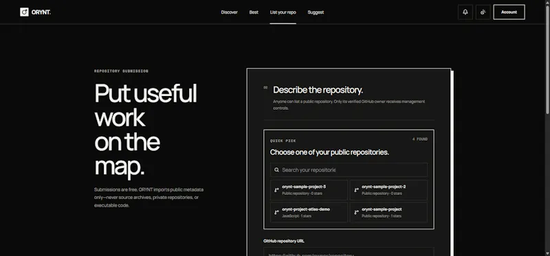 Orynt screenshot 2