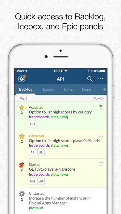Pivotal Tracker 3.0 for iOS gallery image