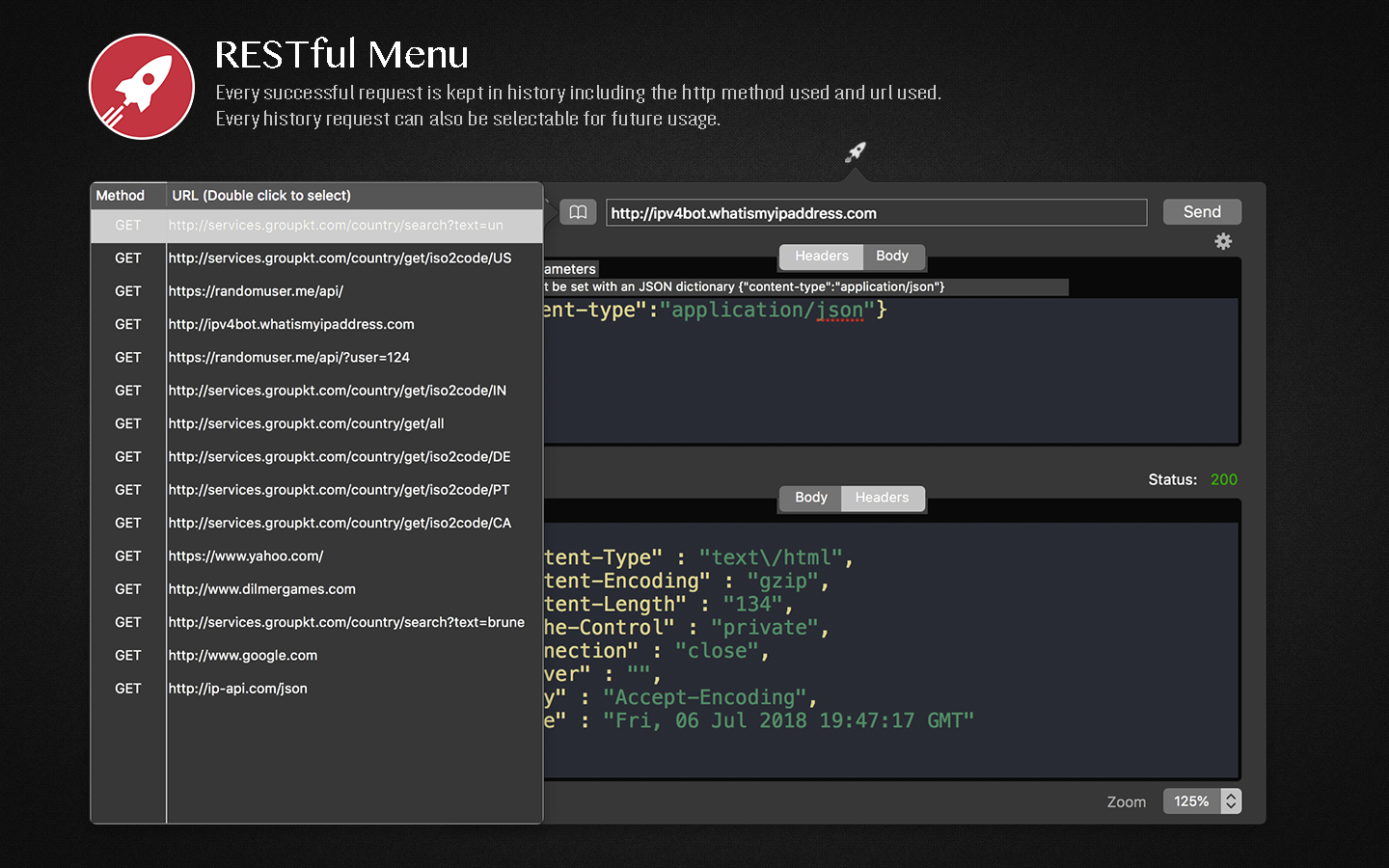 Launch Menu Image
