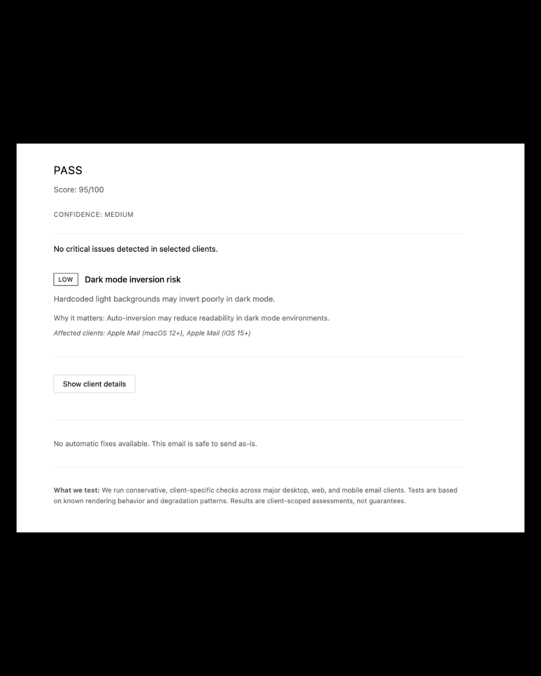 LooksGoodMail - Screenshot 2 showing product features and functionality
