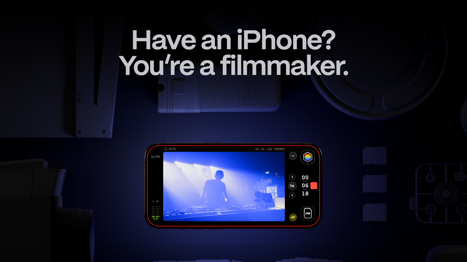 อันตราย - กล้องวิดีโอมืออาชีพสำหรับ iPhone จาก Makers of Halide media 1