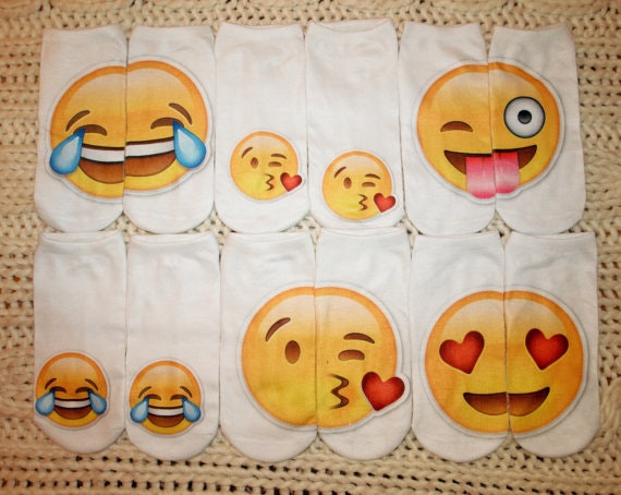 Emoji socks gallery image