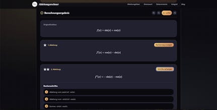 Ableitungsrechner gallery image