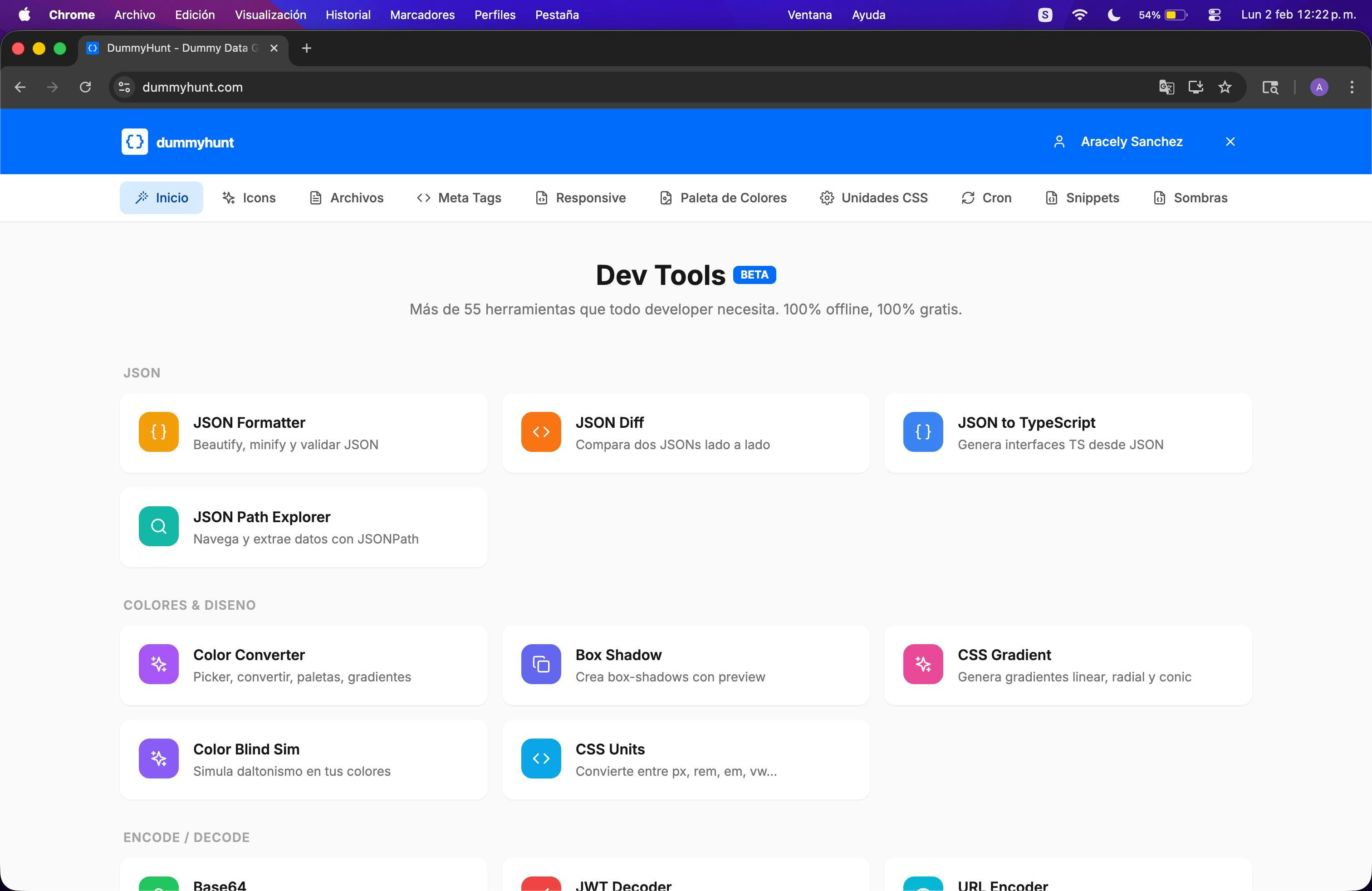 DummyHunt - Screenshot 4 showing product features and functionality
