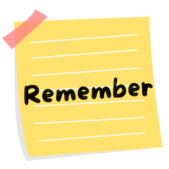 Denken Sie an Stickies Widget