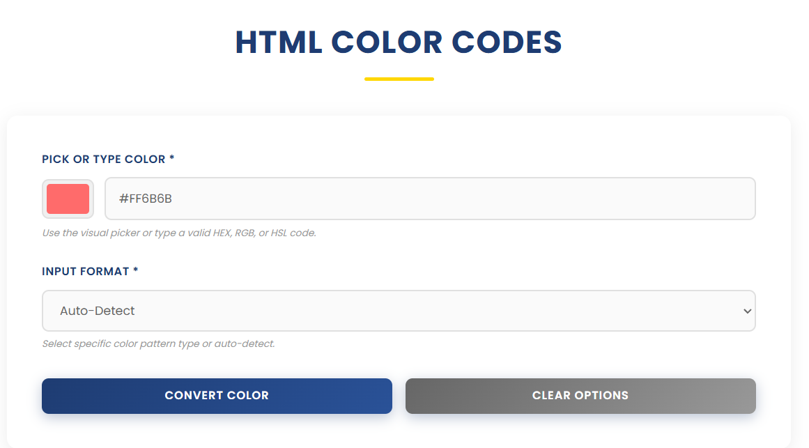 HTML Color Codes |  Ease Tools gallery image
