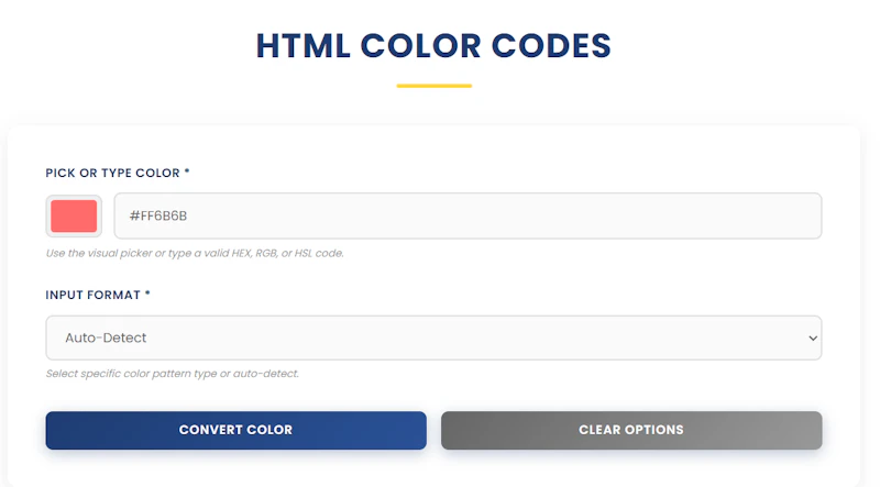 HTML Color Codes |  Ease Tools screenshot 1