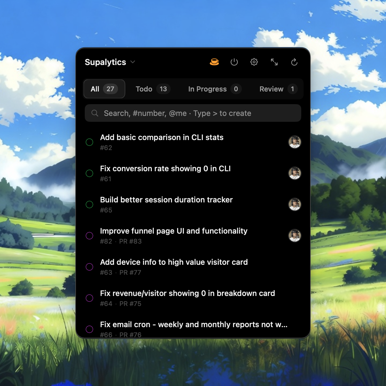 GitBoard - Screenshot 2 showing product features and functionality