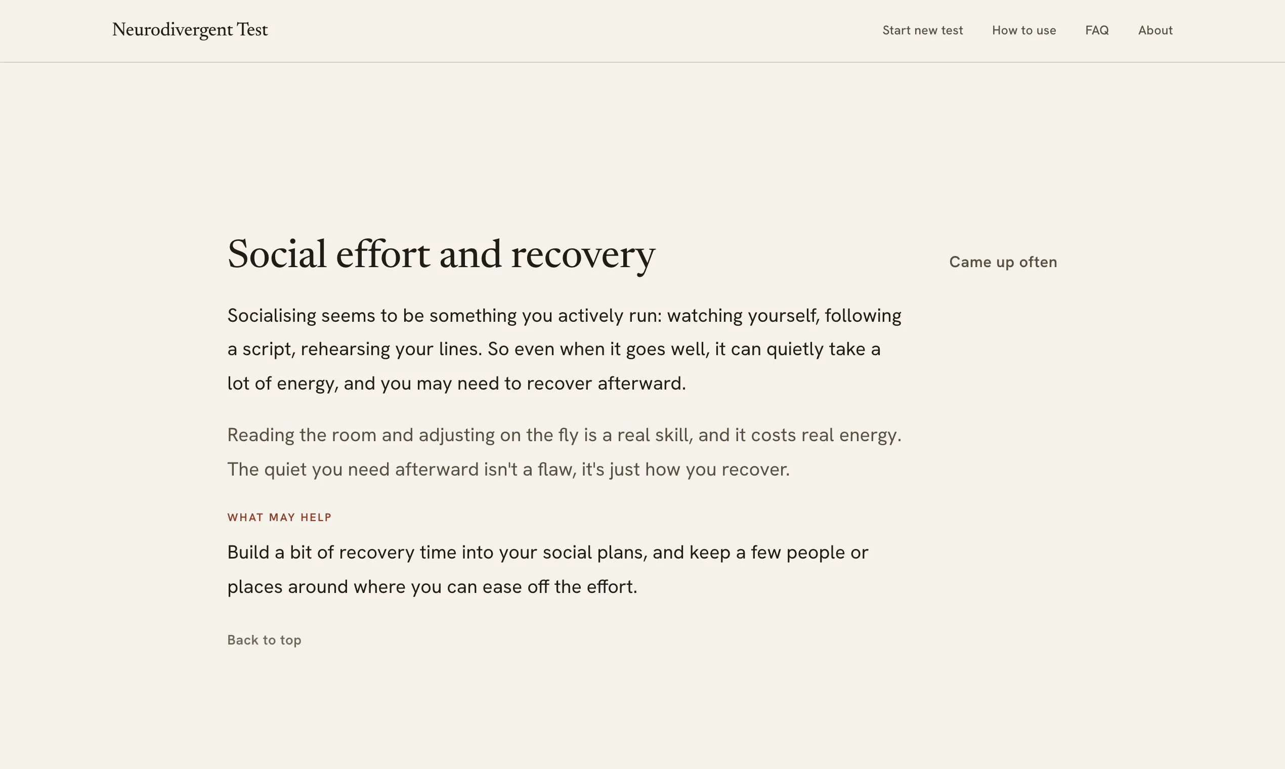 Neurodivergent Test gallery image
