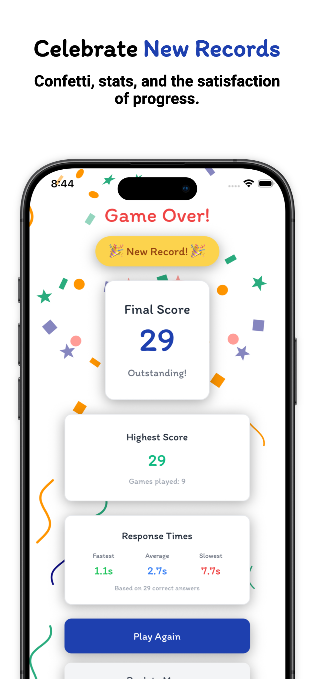Mathletics - Mental Math - Screenshot 4 showing product features and functionality