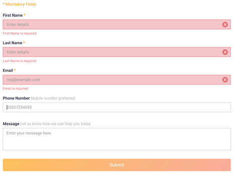 Poll option Mandatory Fields | Prompt the User to Complete Them image