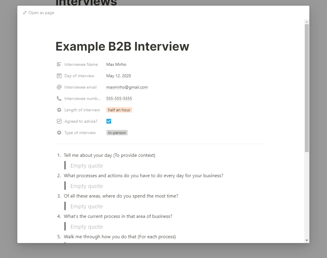 Customer Discovery .Info gallery image