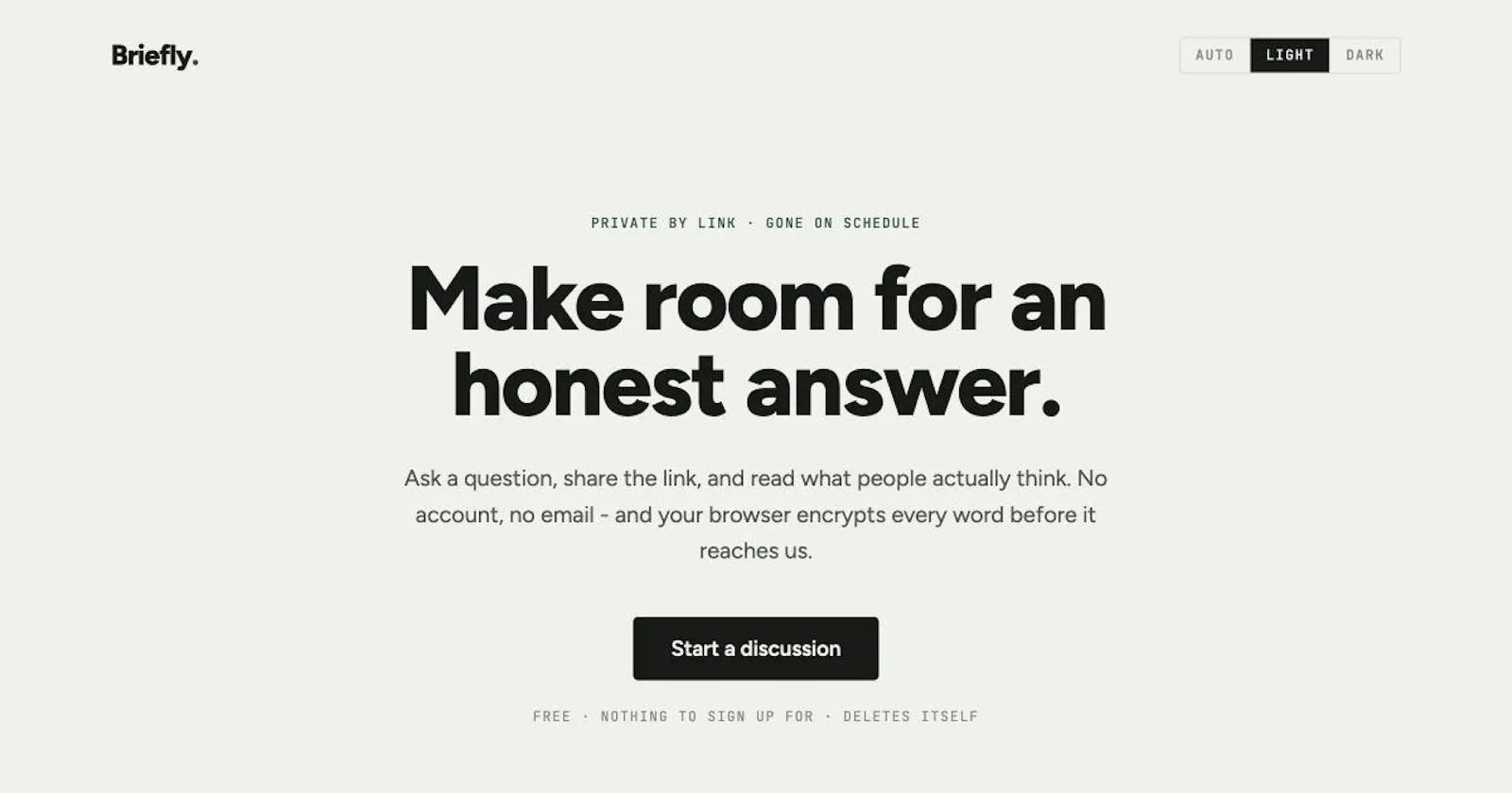 Briefly screenshot 1