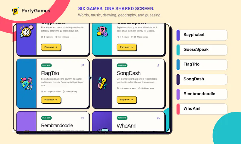 PartyGames screenshot 2