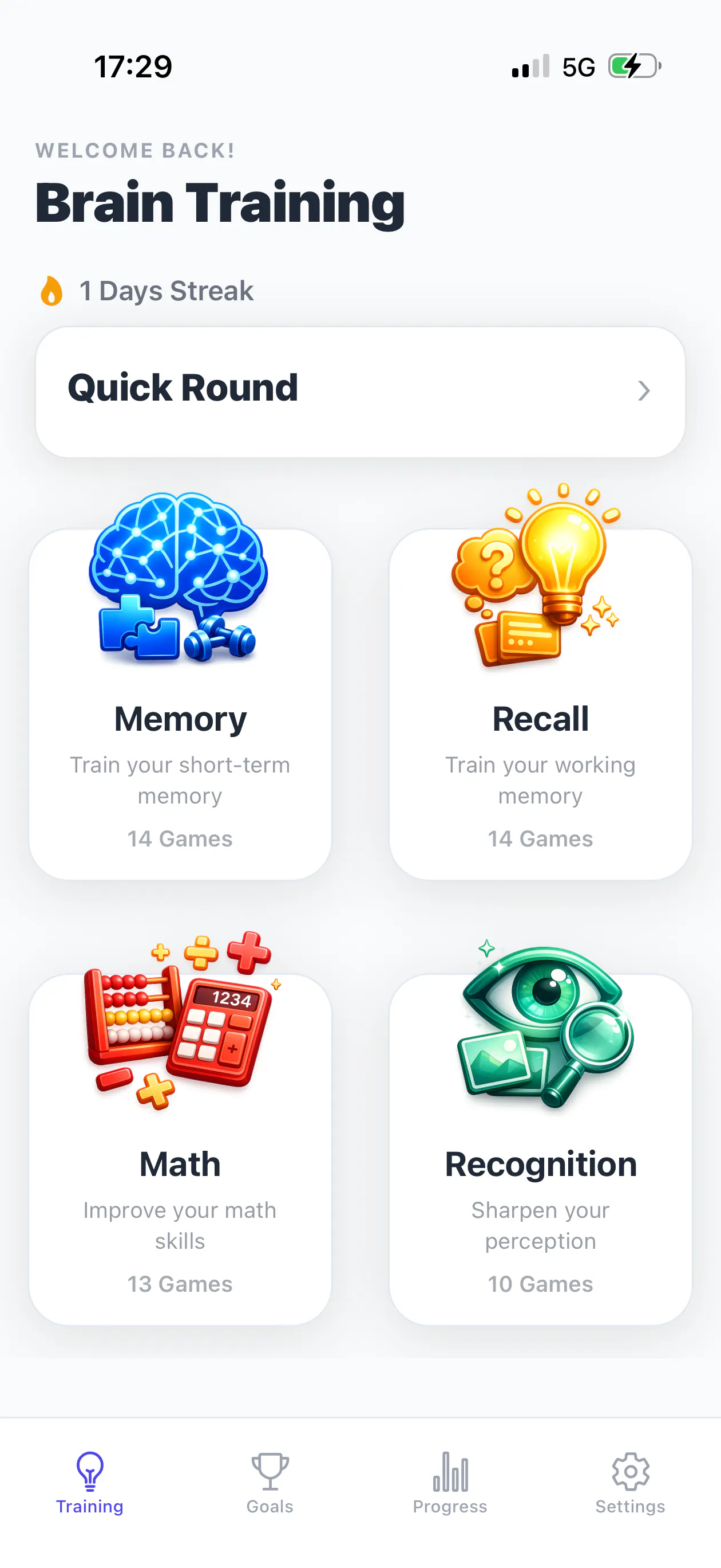Shuffya Brain Training 제품 배너
