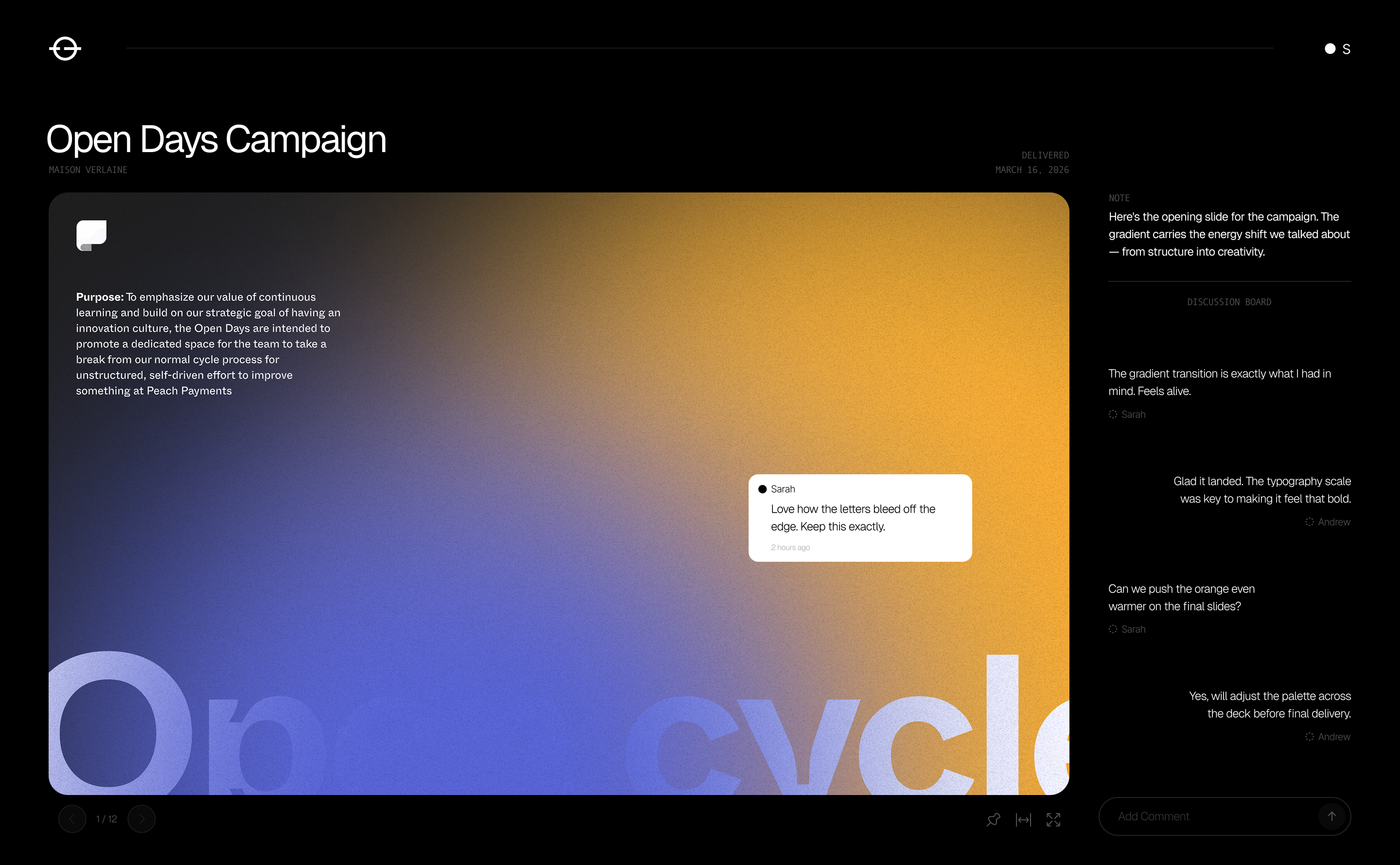 Iris: Send work beautifully, pinned feedback, see what they viewed | Product Hunt