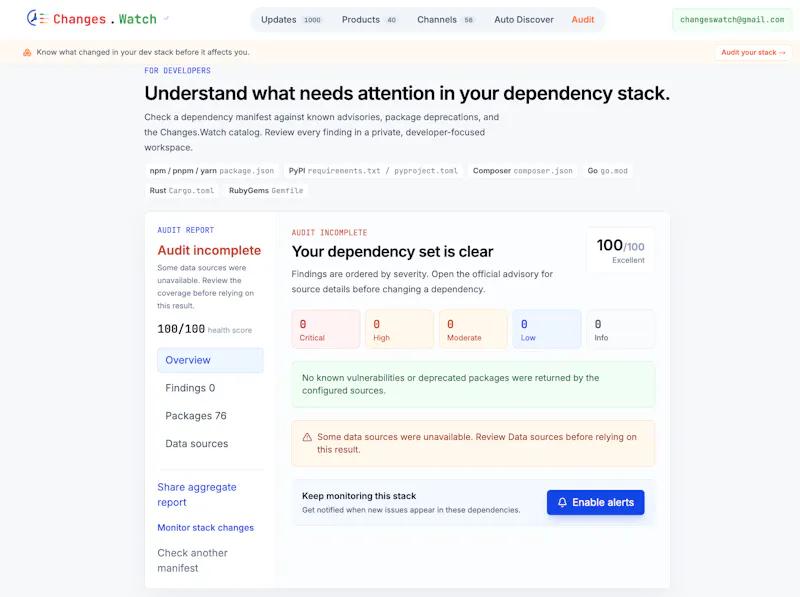 Changes.Watch screenshot 8