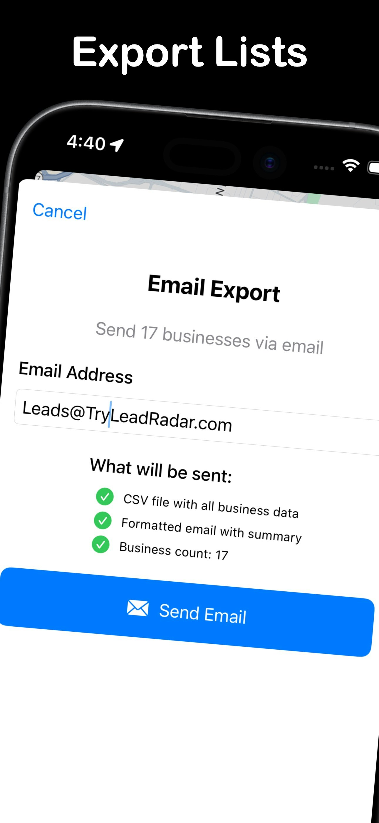 Média LeadRadar - B2B leads on-demand, at your location, anywhere in the world 7