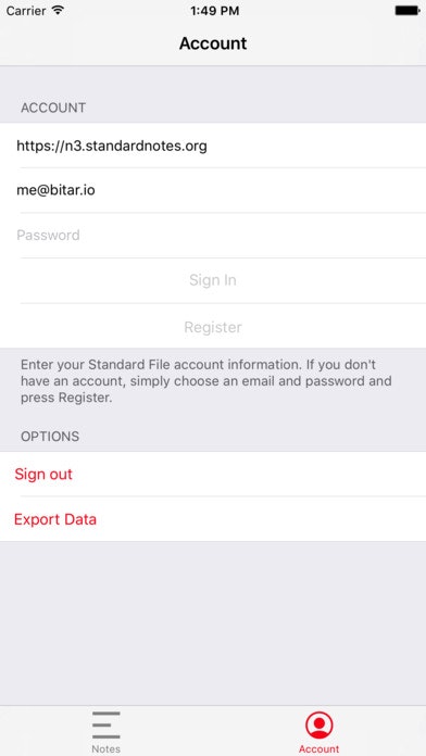 Standard Notes gallery image