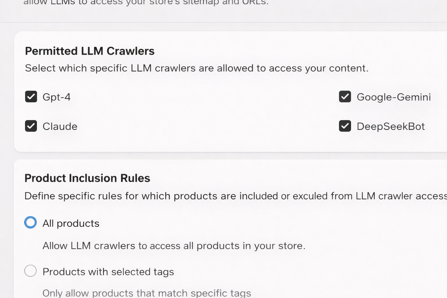 Lumos: AI SEO and llms.txt gallery image