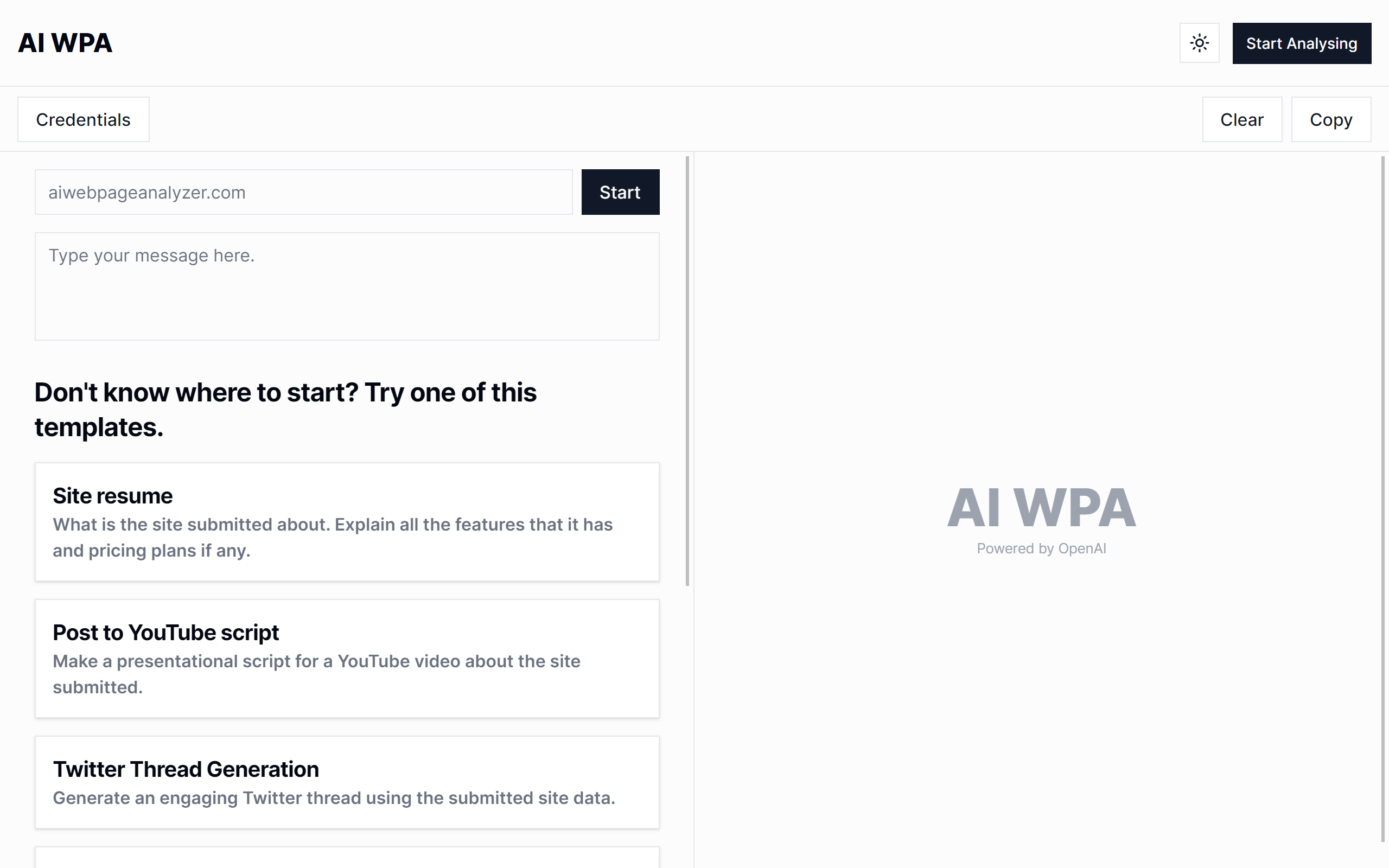 AI Web Page Analyzer (AI WPA) media 2