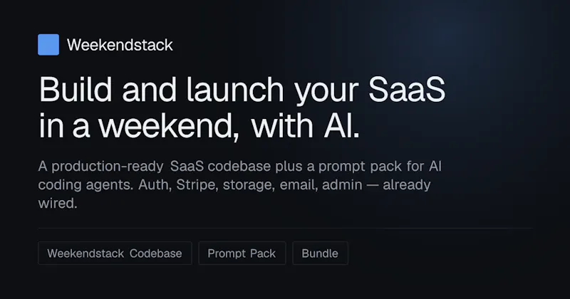 Weekendstack screenshot 3