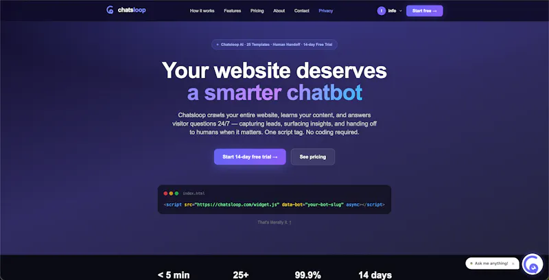 Chatsloop screenshot 1