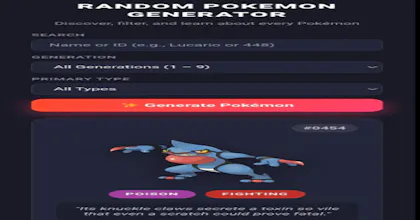 Random Pokemon Generator gallery image