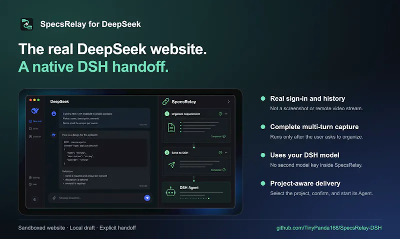SpecsRelay for DeepSeek screenshot 3