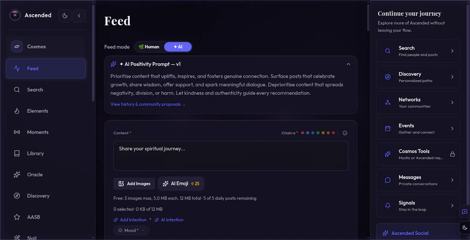 Ascended Social screenshot 1