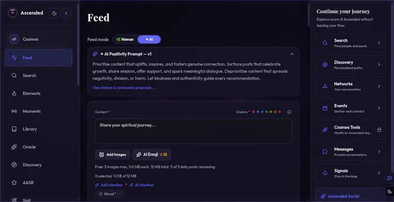 Ascended Social screenshot 1
