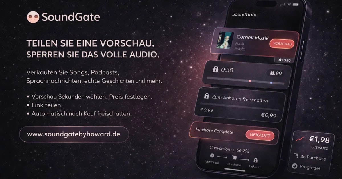 SoundGate - Main product screenshot demonstrating key features and user interface