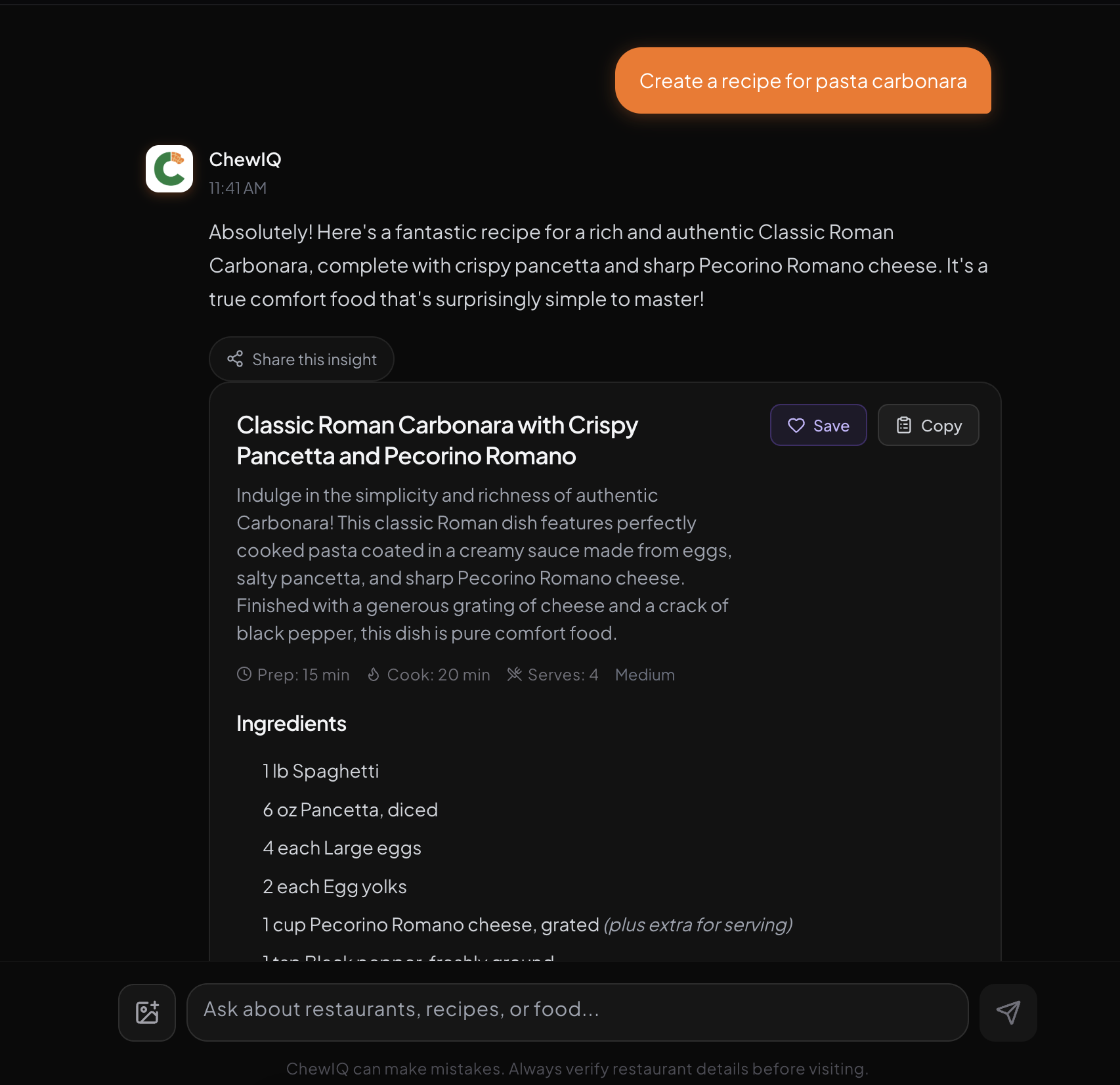 ChewIQ - Screenshot 3 showing product features and functionality