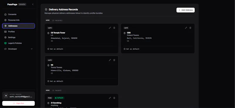 Passpage screenshot 2
