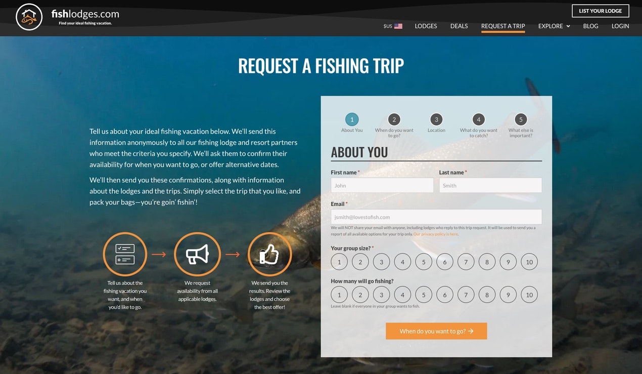 fishlodges.com gallery image
