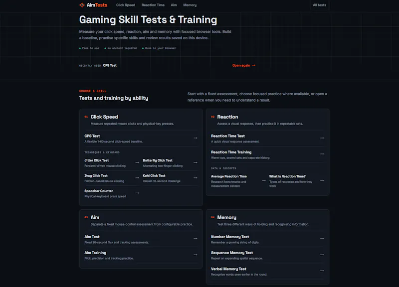 AimTests screenshot 1