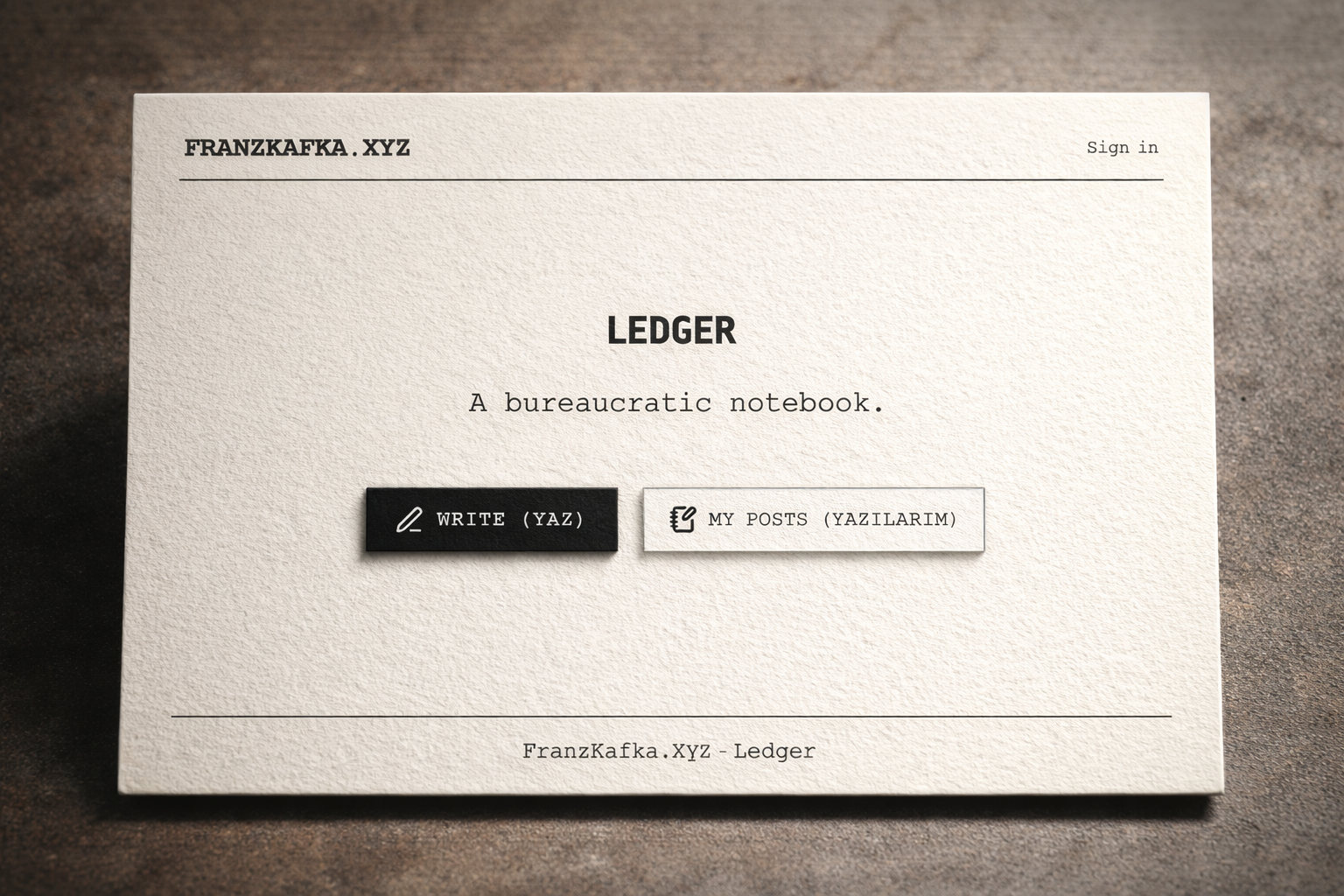 FranzKafka.xyz gallery image