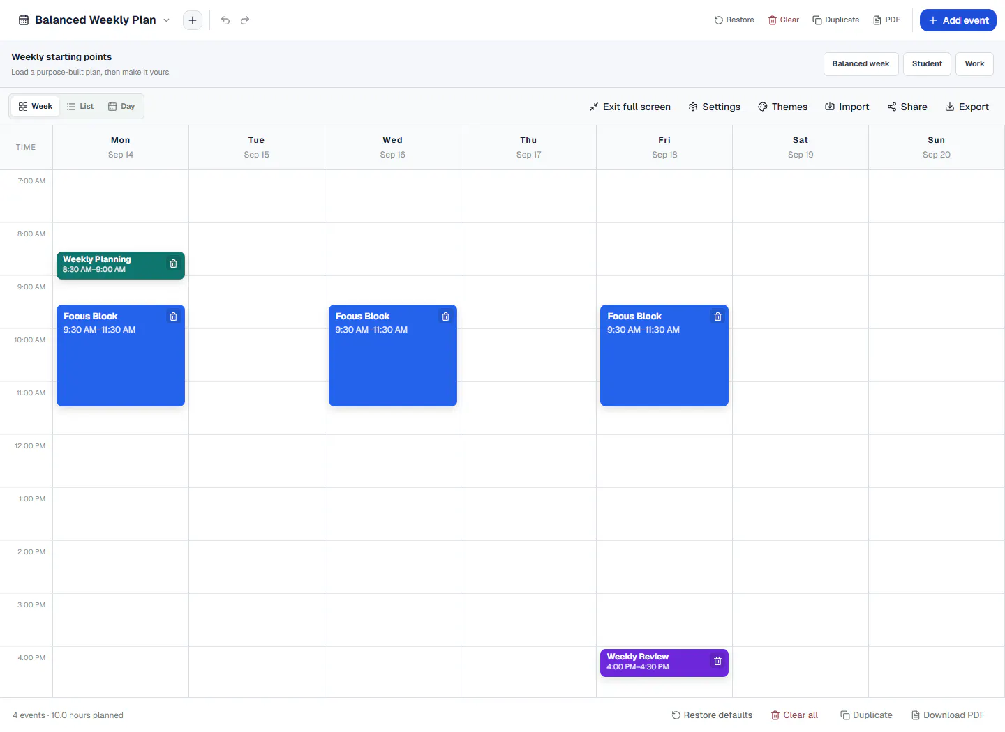 ScheduleBuilder.dev gallery image