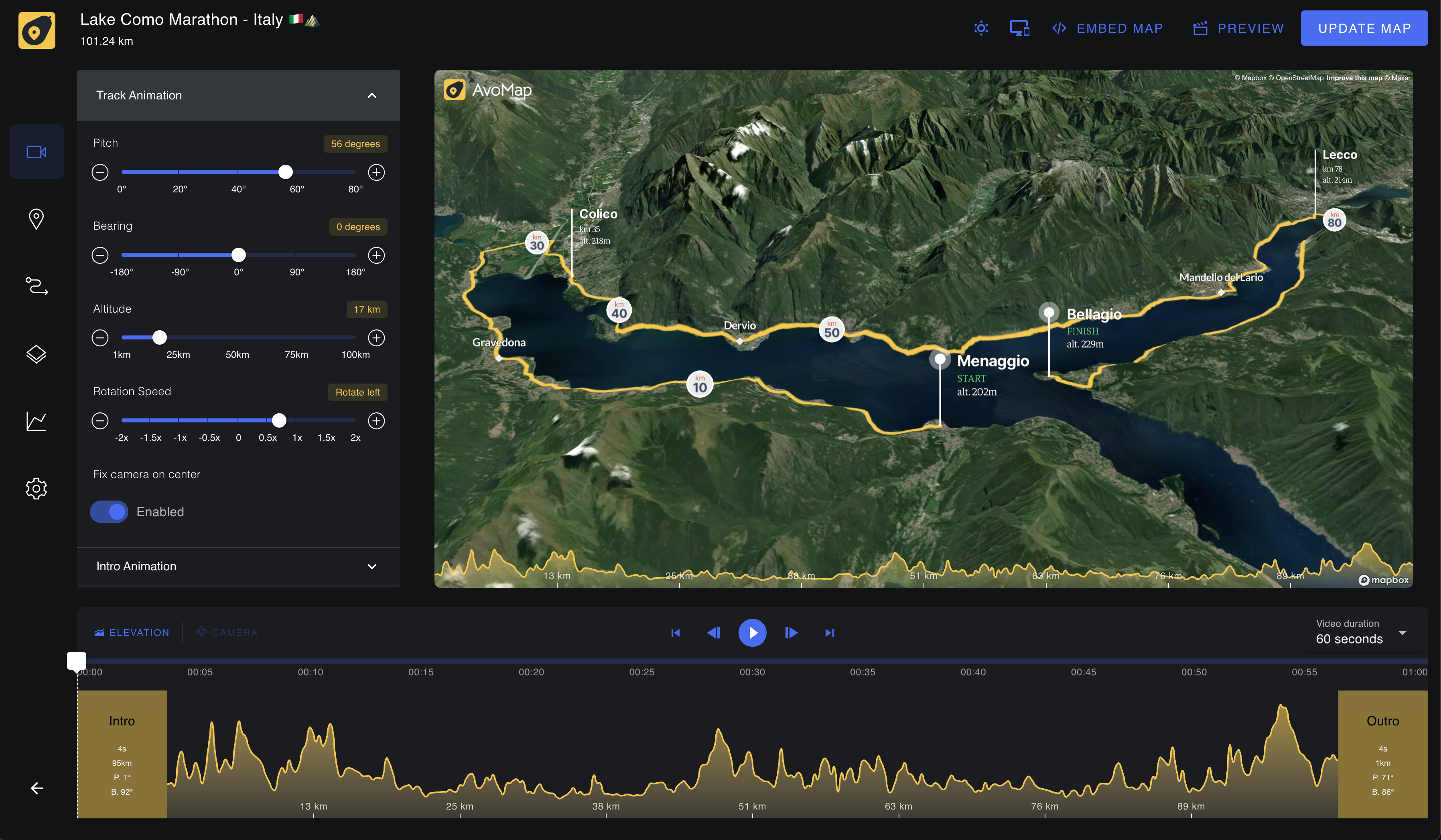Avomap - แผนที่ 3D เคลื่อนไหวสำหรับกิจกรรมของคุณ media 3